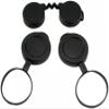 DKUWBJAS Universal Binocular Lens Covers - 10x42 Rubber Caps | Protective Objective & Eyepiece Lens Cover Set, Dustproof Shockproof Rain Guard for Outdoor Bird Watching Hunting Travel view 4