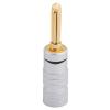 10Pcs/5Pairs 4MM 24K Gold-Plated Banana Connector Banana Plugs with Screw Lock(10 Red) view 4