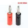 10/20/30PCS Male and Female J072 4mm Banana Male and Female to Insert Connector Banana Pin(Male Head,10 PCS) view 4