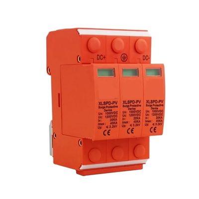 3P DC 1000v 20KA-40KA Surge Protector Arrester Protective Device SPD(3P 1000VDC)