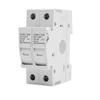 1P 2P DC Fuse Holder 10 * 38mm High Voltage Solar PV 1100V TOPV-30 Base Photovoltaic System Protection Protector gpV(2P Without LED) view 1