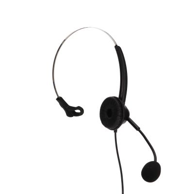 H360 RJ9 Telephone Headset, Call Center Headset with Noise Canceling Mic, RJ9 Cord Headset for Customer Service, Lightweight ABS Monaural Headphones with HD Microphone