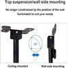 Adjustable Ceiling Mount TV Stand, Teles TV Lifter, TV Stand Fits Most 37-65 Inch TVs Up to 50kg view 3