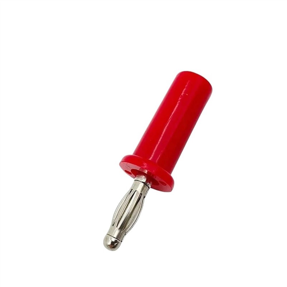 40Pcs 4mm Banana Lantern Shaped Sound Box Speaker Cable Banana Connector Nickel Plated(20 Red 20 Black)