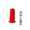 40Pcs 4mm Banana Lantern Shaped Sound Box Speaker Cable Banana Connector Nickel Plated(20 Red 20 Black) view 4