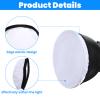 4 Pcs Light Diffusers Sock, 7"/18cm Diffuser Lamp Sock Soft Covers, White Standard Cloth Diffusers Light Socks, LampShade Reflector Lamp Socks for Studio Strobe Reflectors view 4