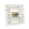 PC VGA Wall Plate Pass-Thru Socket 15-Pin VGA Female Port Connector Adapter view 3