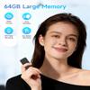 64GB Digital Voice Recorder, Tonnlog Voice Activated Recorder with AI-Intelligent Noise Reduction, Recording Device for Meeting Lecture Class Interview view 2