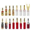 10/20Pcs 4mm Banana Jack Gold Plated Audio Speaker Banana Connector(Kx20) view 1