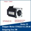 57HS22 Nema 23 Stepper Motor 4-Lead 2.3N Motors 82mm 8mm Computerized Numerical Control Engraving Machine Laser Grind Foam Plasma Cut Electrical Equipment view 2