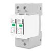 DC SPD Surge Protective Device 600V 800V 1000V 2P 20KA 40KA 60KA Voltage Protector Solar PV Photovoltaic Lightning Arrester(40KA,DC1000V) view 3