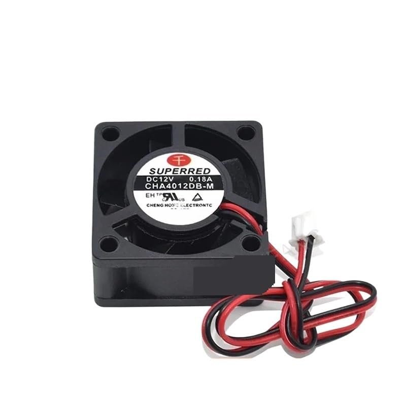 4CM Cooling Fan for Superred CHA4012DB-M DC12V 0.18A 2Lines 40 * 40 * 20MM Square Cooler