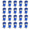 100PCS/LOT Panel Mount Adapter: 4mm Banana Female Jack Socket Connector(Blue 100PCS) view 2