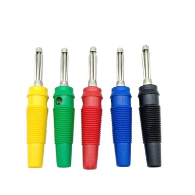 10PCS 4mm Banana (+ Socket Connector) Binding Post Lantern Male Female Pair Terminal Breadboard Socket(Yellow 10Pcs)