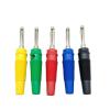 10PCS 4mm Banana (+ Socket Connector) Binding Post Lantern Male Female Pair Terminal Breadboard Socket(Yellow 10Pcs) view 1