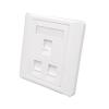 3 Port CAT6A CAT7 RJ45 Wall CAT 7 Jack Triple Outlet LAN Panel(CAT6A) view 4