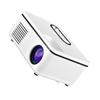 BRIGHTFUFU Mini USB Portable LED Projector with Low Noise Cooling System Diffuse Reflection Eye Protection Small Multimedia Video Player for Home Theater Compatible with Tv Boxes Laptops and view 1