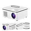 BRIGHTFUFU Mini USB Portable LED Projector with Low Noise Cooling System Diffuse Reflection Eye Protection Small Multimedia Video Player for Home Theater Compatible with Tv Boxes Laptops and view 2