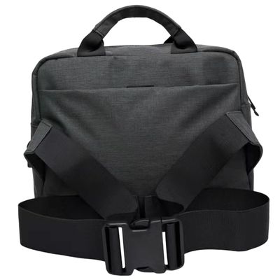 BRIGHTFUFU Large DSLR Camera Crossbody Bag with Thick Shoulder Strap Oxford Cloth Outdoor Camera Case for Men Protective for Hiking and Travel