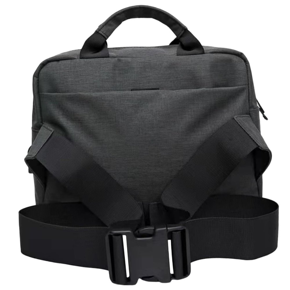 BRIGHTFUFU Large DSLR Camera Crossbody Bag with Thick Shoulder Strap Oxford Cloth Outdoor Camera Case for Men Protective for Hiking and Travel