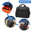 BRIGHTFUFU Large DSLR Camera Crossbody Bag with Thick Shoulder Strap Oxford Cloth Outdoor Camera Case for Men Protective for Hiking and Travel view 2