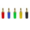 20pcs 2.5mm Banana Plugs Speaker Cable Wire Pin Banana Pure Copper Gold Plated Connectors(20 Red) view 1