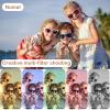 Heliora Mini Keychain Digital Camera, Retro CCD Camera 1080P Flip the Lens Digital Camcorder with 32GB Card & 3-in-1 Card Reader, Portable Tiny Camera for Kids, Beginner, Travel, Party and Vlog(Brown) view 3