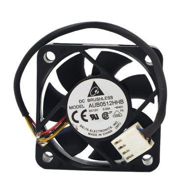 1pcs AUB0512HHB W401 DC12V 0.2A 5015 50mm 50x50x15mm 4Pin Server Cooling Fan Pwm