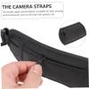 IWOWHERO Adjustable Nylon Camera Neck Strap with Small Pockets Breathable Mesh Shoulder Sling Belt Comfortable Lightweight for Photographers and Outdoor Shooting view 4