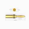 Banana Plugs for Speaker Wire 24K Gold Plated Banana Adapter Connector 4PCS(QS9006) view 2