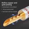 Banana Plugs for Speaker Wire 24K Gold Plated Banana Adapter Connector 4PCS(QS9006) view 3