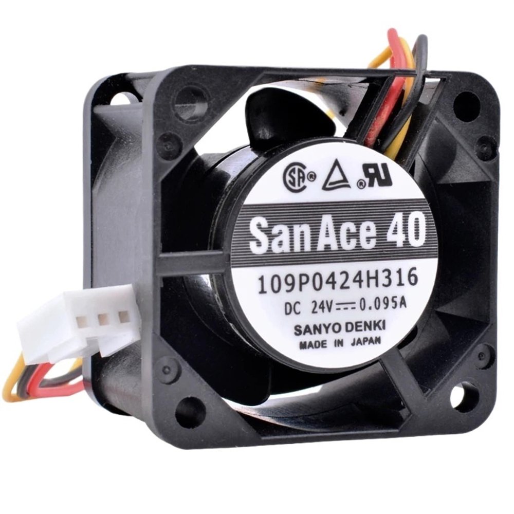 109P0424H316 4cm 4028 40x40x28mm DC24V 0.095A High-end Server Inverter Cooling Fan