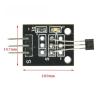 1-10pcs KY-035 Analog Hall Magnetic Sensor Module 49E for Arduino(1pcs) view 4