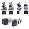 10pcs XB2-BG21 XB2-BG33 XB2-BG53 Key Control knob Switch 1NO /2NO 2/3 Position self Locking/self Reset selector Knob Switch 22mm(XB2-BG33) view 1