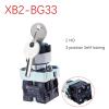 10pcs XB2-BG21 XB2-BG33 XB2-BG53 Key Control knob Switch 1NO /2NO 2/3 Position self Locking/self Reset selector Knob Switch 22mm(XB2-BG33) view 2