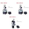 10pcs XB2-BG21 XB2-BG33 XB2-BG53 Key Control knob Switch 1NO /2NO 2/3 Position self Locking/self Reset selector Knob Switch 22mm(XB2-BG33) view 3