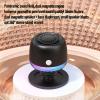 Jectse Magnetic Speaker Fit for iOS 12 13 14 15 Mini Pro Phone Black IPX6 Water Proof Portable Stereo Sound Speaker with RGB Light, Wireless view 4