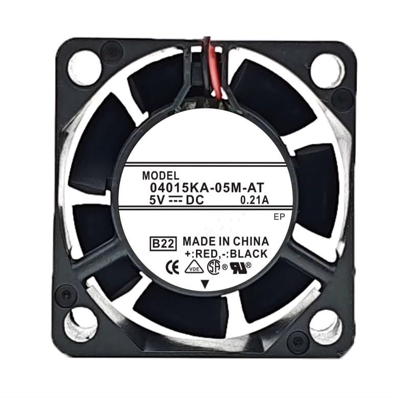 04015KA-05M-AT DC 5V 0.21A 40x40x15mm 2-Wire Cooling Fan