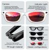 Domars AI Smart Glasses with 8MP Camera, Real-Time Translation, 32MP HD Photos, Anti-Shake Video, IP65 Waterproof, 35g Ultra-Light Design for Business & Travel (Color-Change) view 2