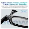 Domars AI Smart Glasses with 8MP Camera, Real-Time Translation, 32MP HD Photos, Anti-Shake Video, IP65 Waterproof, 35g Ultra-Light Design for Business & Travel (Color-Change) view 3