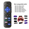 (2 Pack) Universal Remote Control Replacement  Compatible with Roku TVs  TV Remote with 8 Shortcut Keys (Not Compatible with Roku Stick/Player/Box) view 2