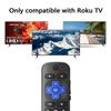 (2 Pack) Universal Remote Control Replacement  Compatible with Roku TVs  TV Remote with 8 Shortcut Keys (Not Compatible with Roku Stick/Player/Box) view 3