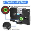 USUPERINK 4 Pack TZe-M931 12mm 0.47 Laminated Tape Compatible with Brother P Touch Label Tape 1/2 inch TZe TZ-M931 TZeM931 Black on Matte Silver TZe TZ Label for PT-H100 PT-H110 D200 D210 D400 D600 view 3