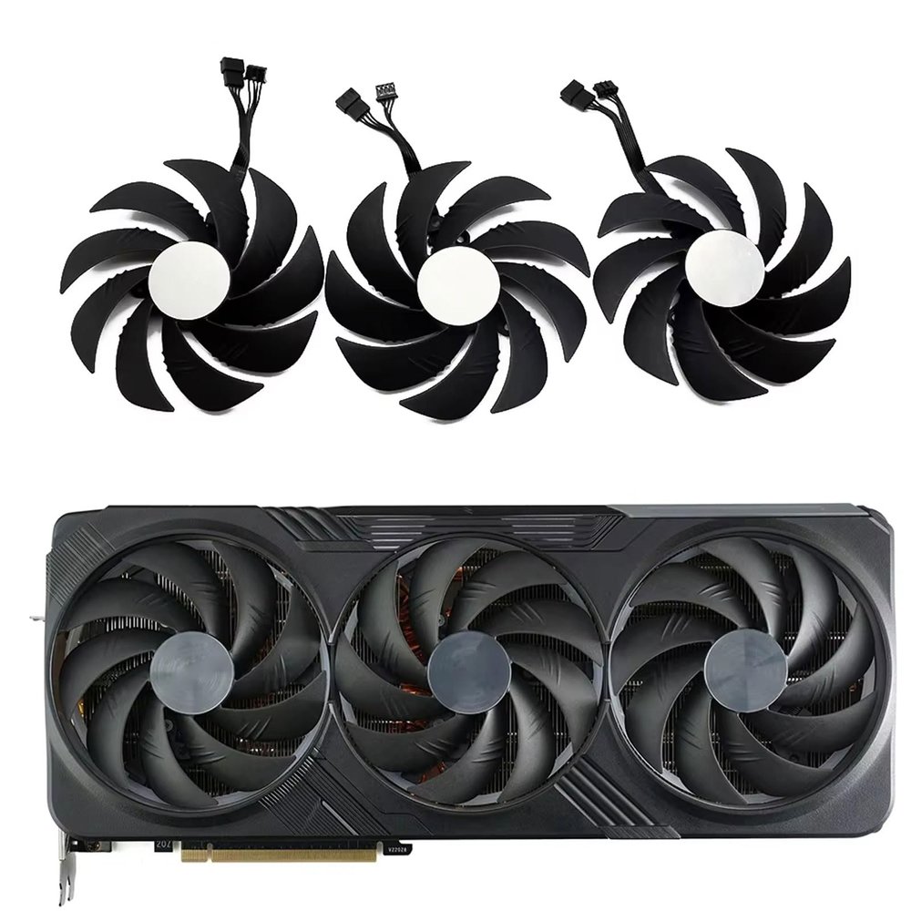 0.50A 106MM PLD10020S12H 4PIN DC12V GPU Fans for GIGABYTE RTX4080 4080S 4090 Gaming Graphics Card Cooling Fan (Fan-D)