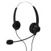 ciciglow Binaural Business Headset, Type C Double Sided Headset with Noise Cancelling Microphone Binaural Headphone for Call Center Online Course Conference Call view 1