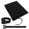 128 PCS Reusable Cable Ties, Adjustable Cable Organizer, Hook-Loop Cable Management - 6 Inch view 1
