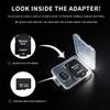 2-Pack 128GB MicroSDXC Memory Cards with SD Adapter & USB Reader, U3 V30 Standard Speed, High-Endurance TF Cards for Dash Cam & Security Camera, 4K Ready view 4