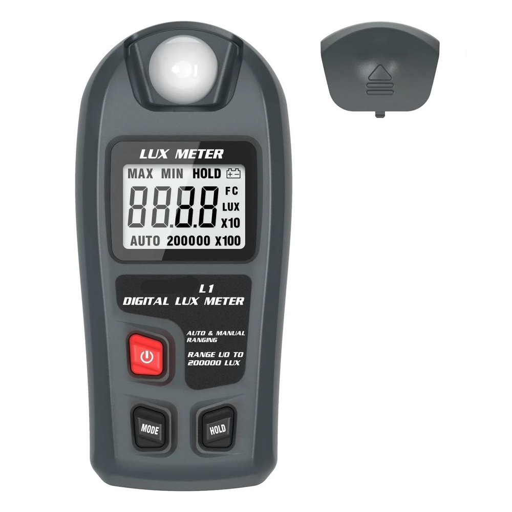 lux Meter, Lux Meter Digital Illuminometer 0200,000lux LCD Pocket Light Lux/FC Measure Tester Sensor Photometer Luxmeter Lighting Intensity Brightness Measurement
