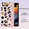 BlHMCASE Cute Leopard Print for iPad (A16) 11th Generation Case 11 Inch 2025, for iPad 10th Generation Case 10.9 Inch 2022 with Pencil Holder, Auto Sleep/Wake, Pink Leather Soft TPU Back Cover view 3