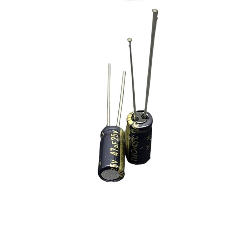 100pcs/Lot 47uF 25V 5x11mm 25V47uF Aluminum Electrolytic Capacitor